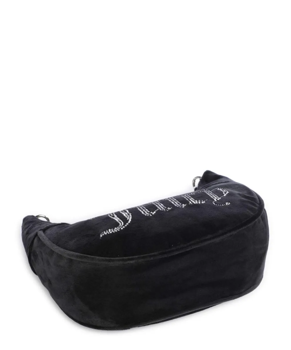 Kimberly S Shoulder bag velvet fabric black