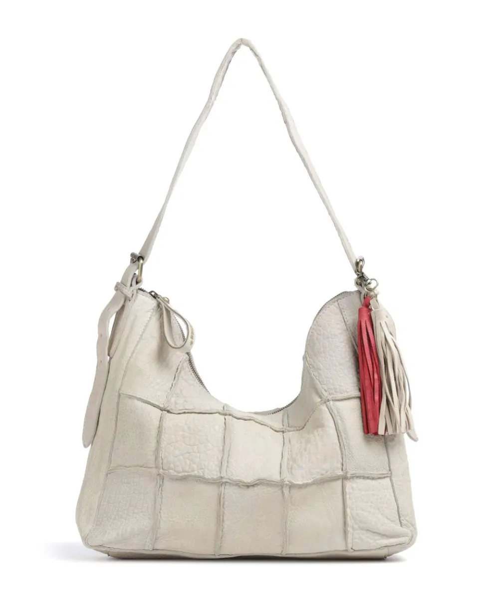 Malvengasse 5 Shoulder bag grained leather beige