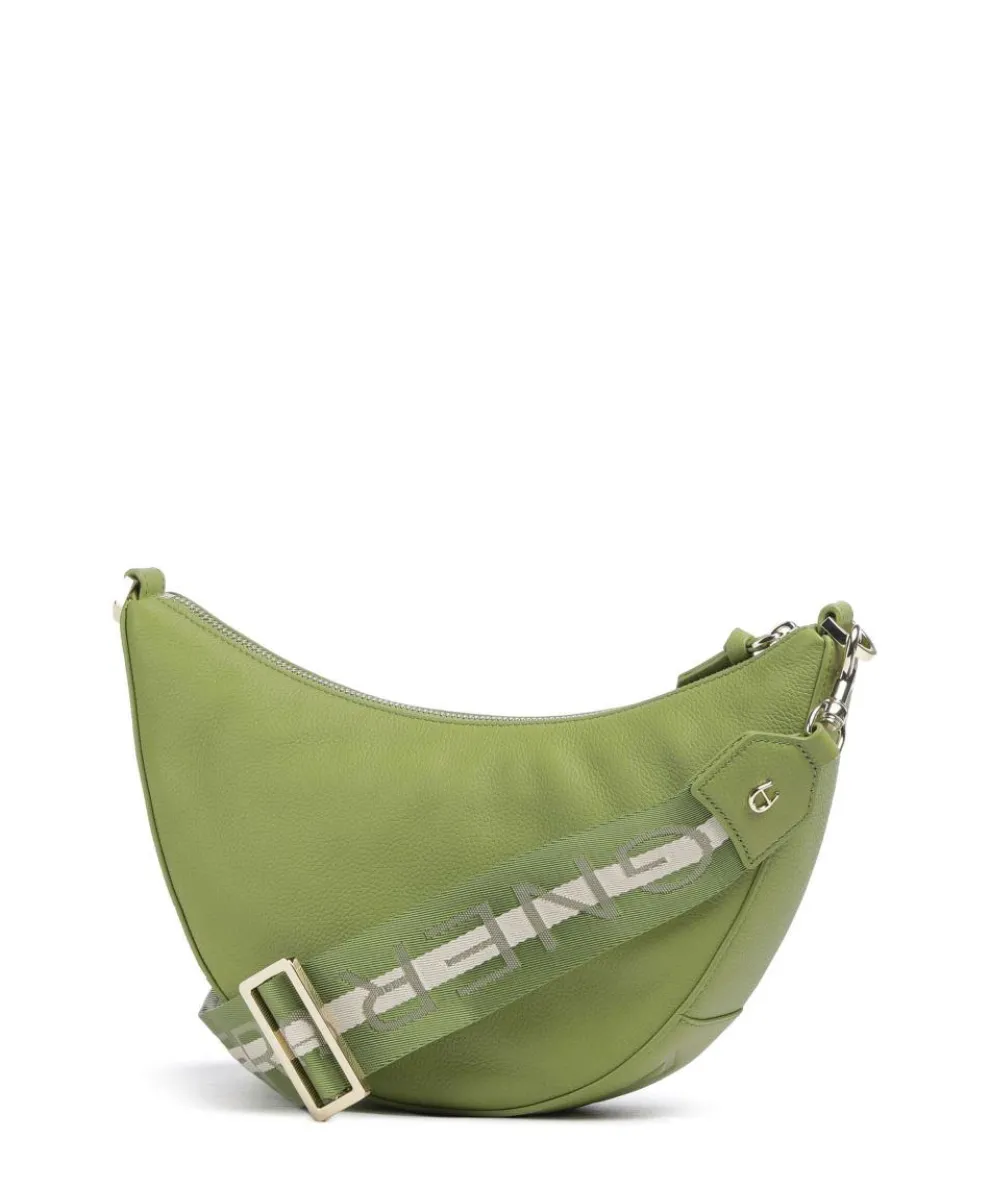 Zita S Crossbody bag grained cow leather green