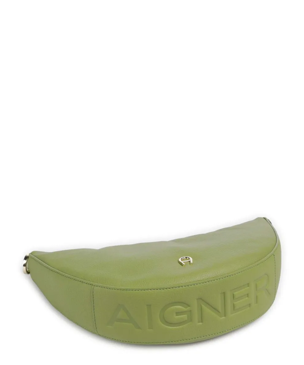 Zita S Crossbody bag grained cow leather green