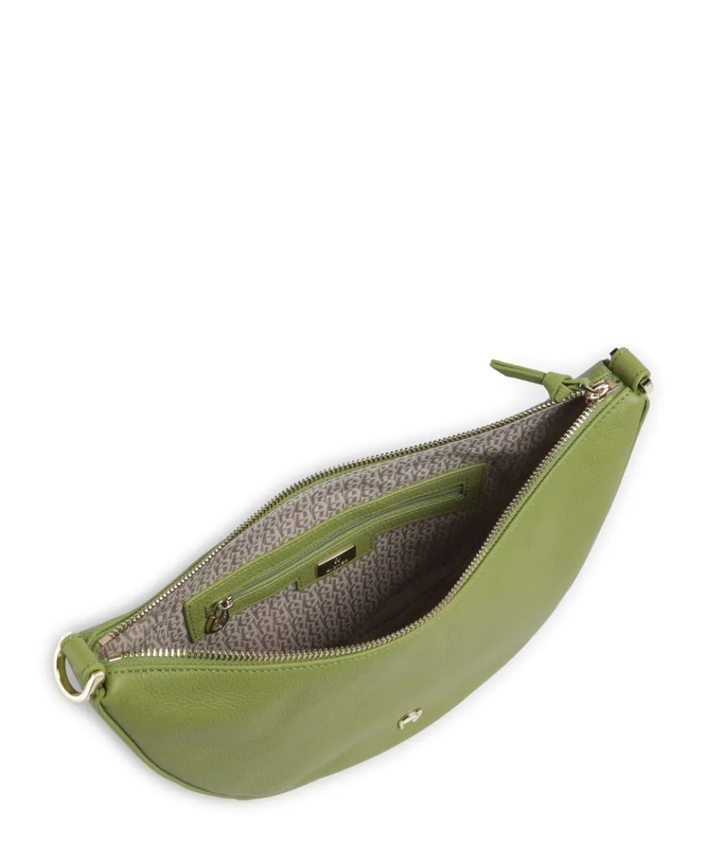 Zita S Crossbody bag grained cow leather green