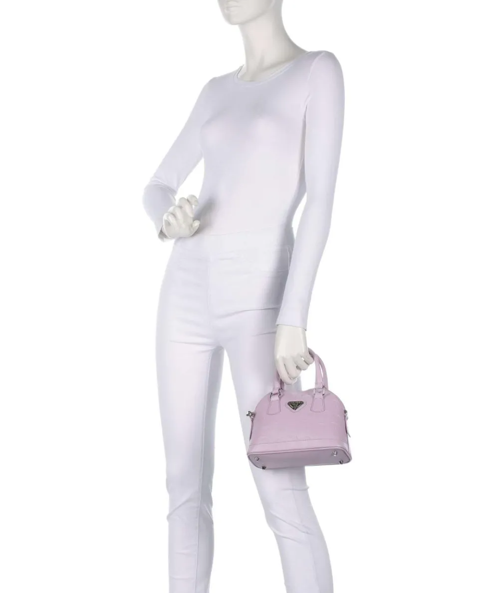 Stampato Oetwil Handbag canvas, calfskin lilac