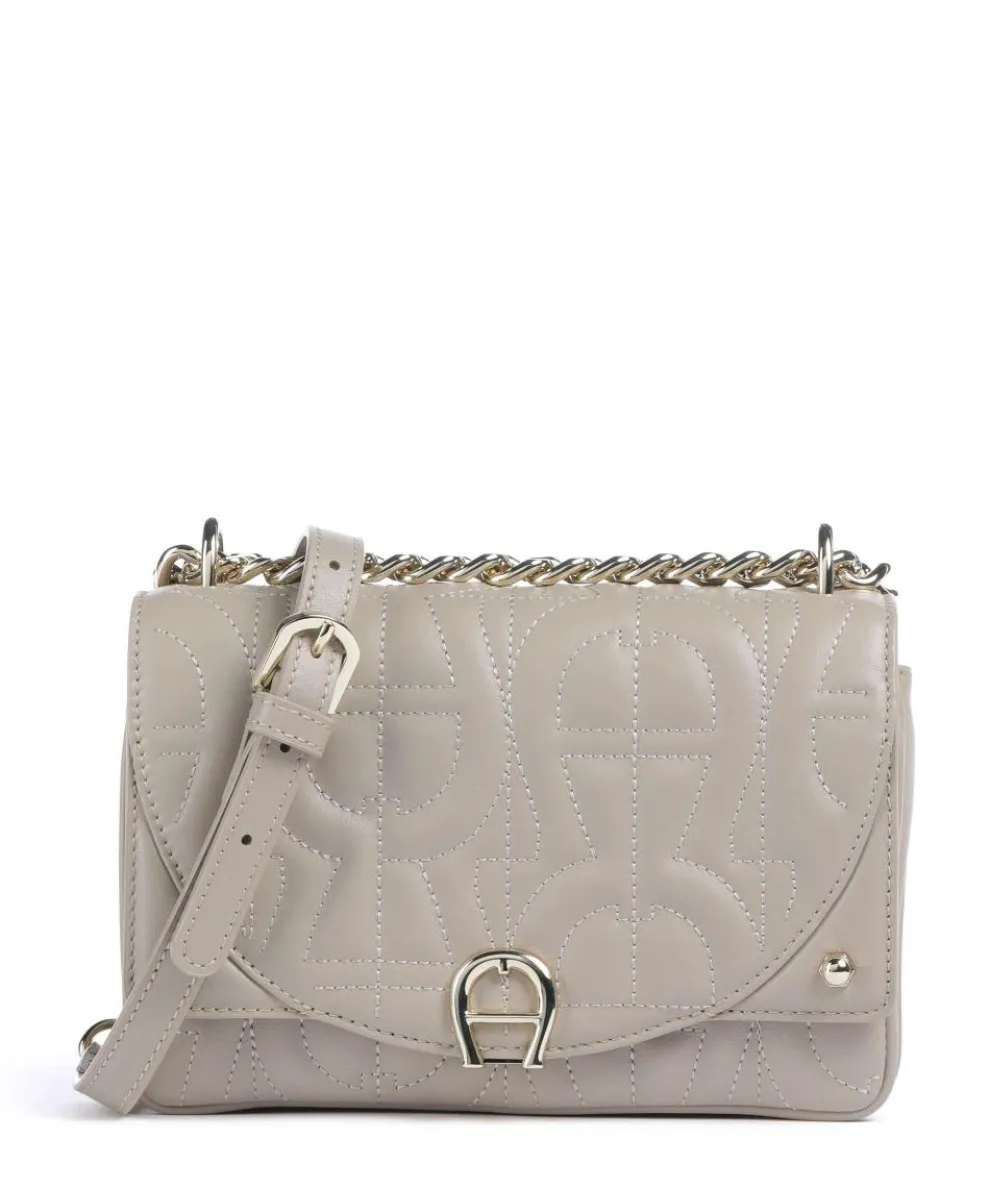 Diadora XS Shoulder bag fine grain cow leather grey