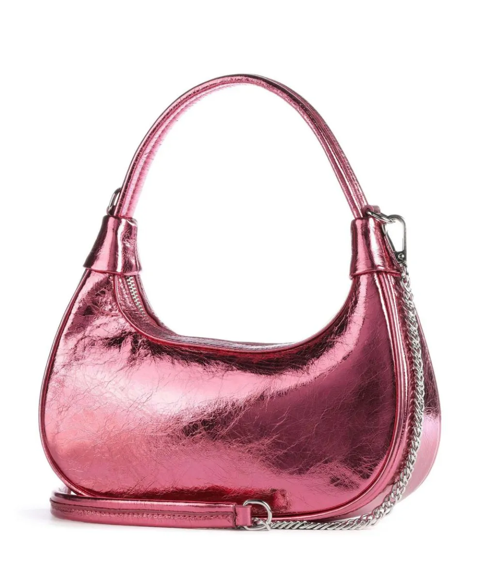 Donna Aura Shoulder bag soft cow leather pink