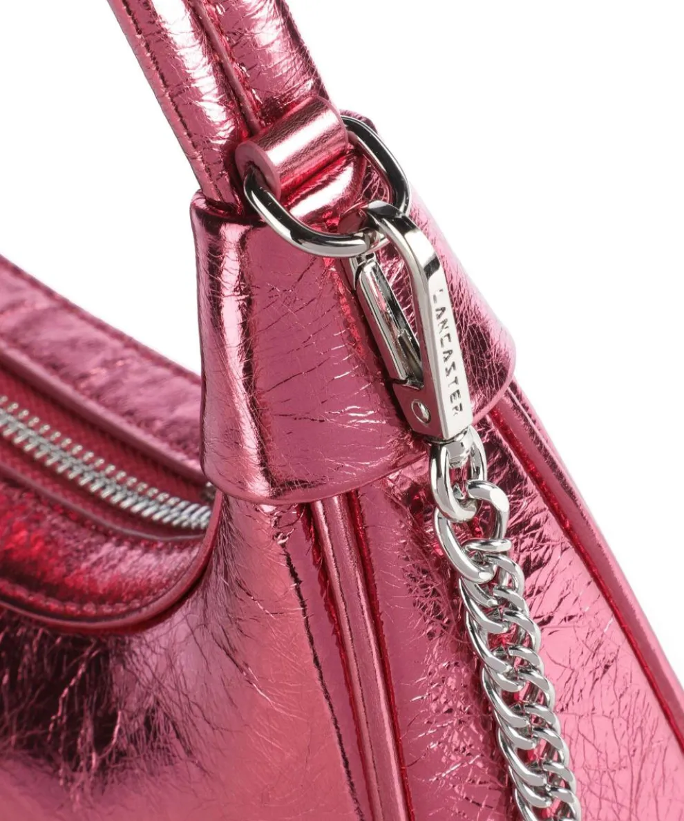 Donna Aura Shoulder bag soft cow leather pink