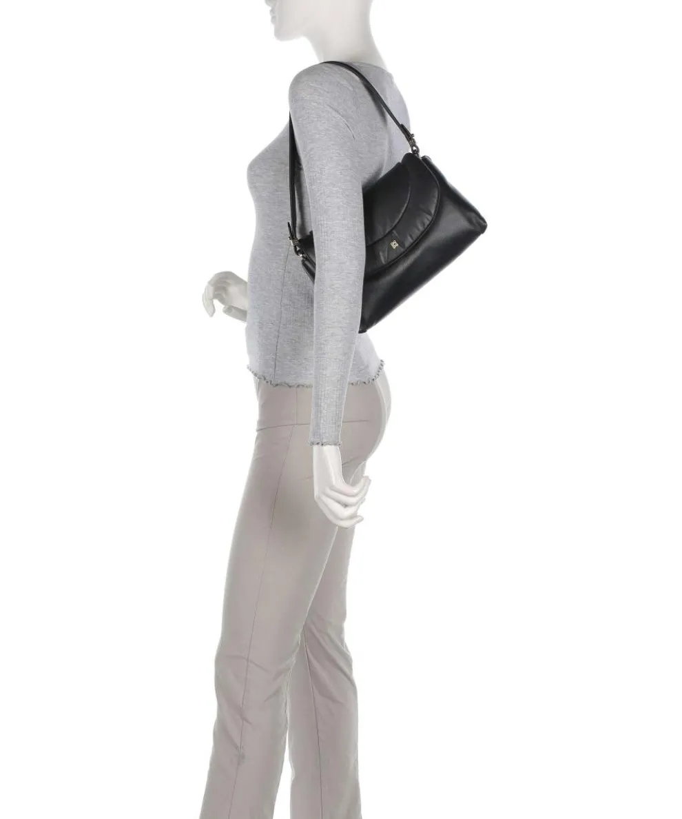 Melville S. Shoulder bag fine grain leather black