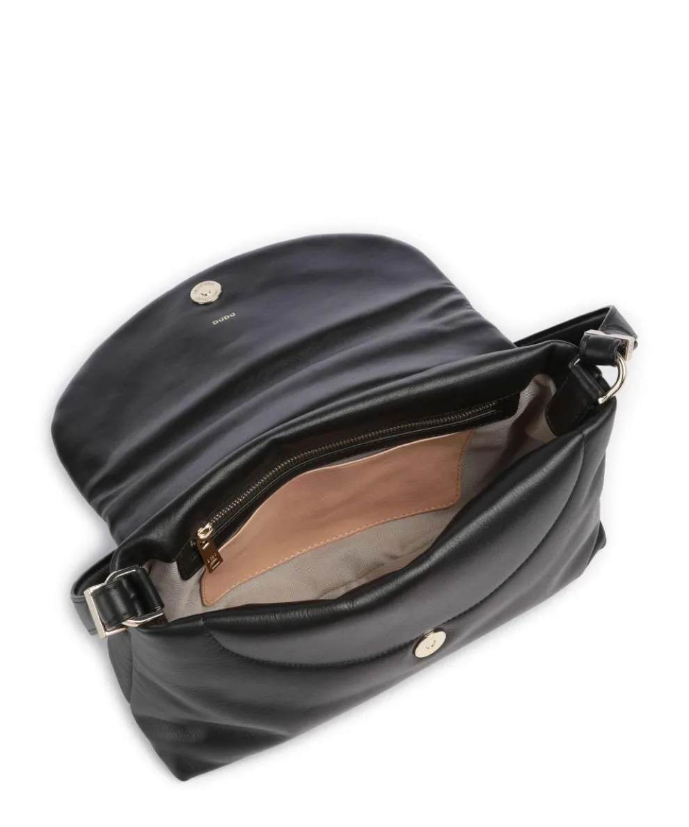 Melville S. Shoulder bag fine grain leather black