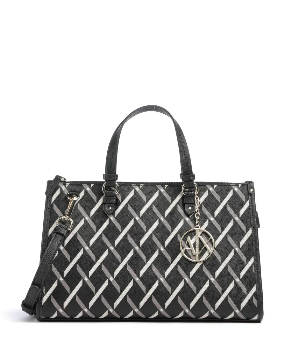 Gynger Logo M Handbag imitation leather black