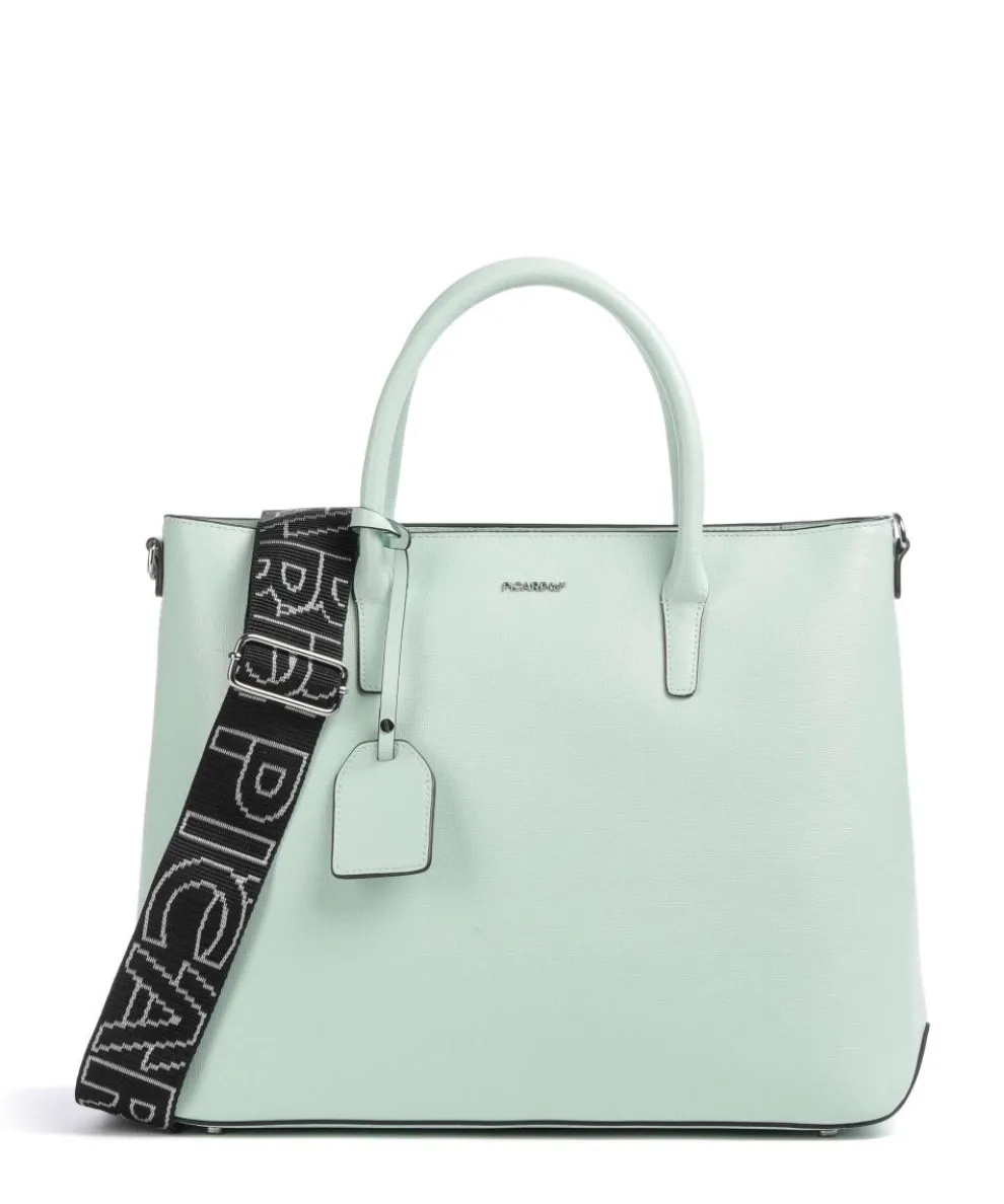 Super Star Handbag saffiano cow leather mint green