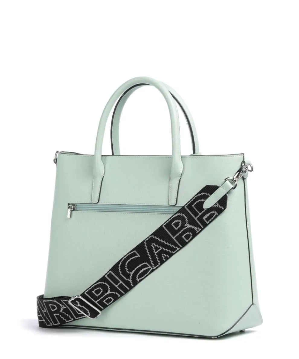Super Star Handbag saffiano cow leather mint green