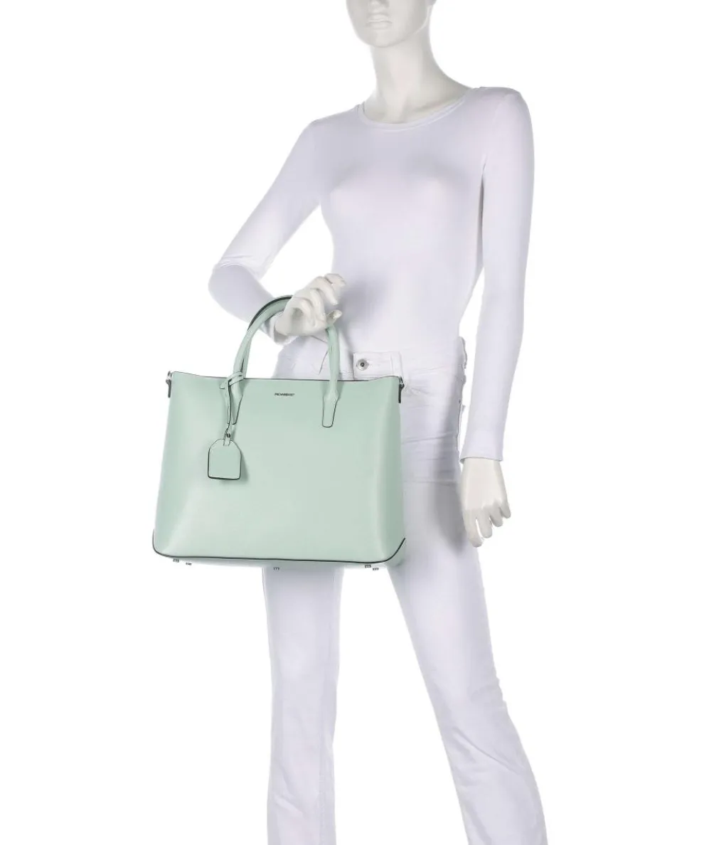 Super Star Handbag saffiano cow leather mint green