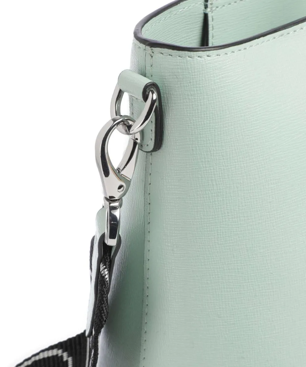Super Star Handbag saffiano cow leather mint green