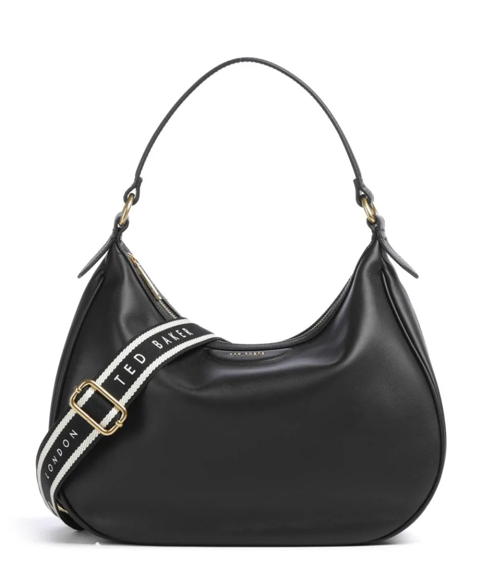 Esiah Hobo bag fine grain cow leather black