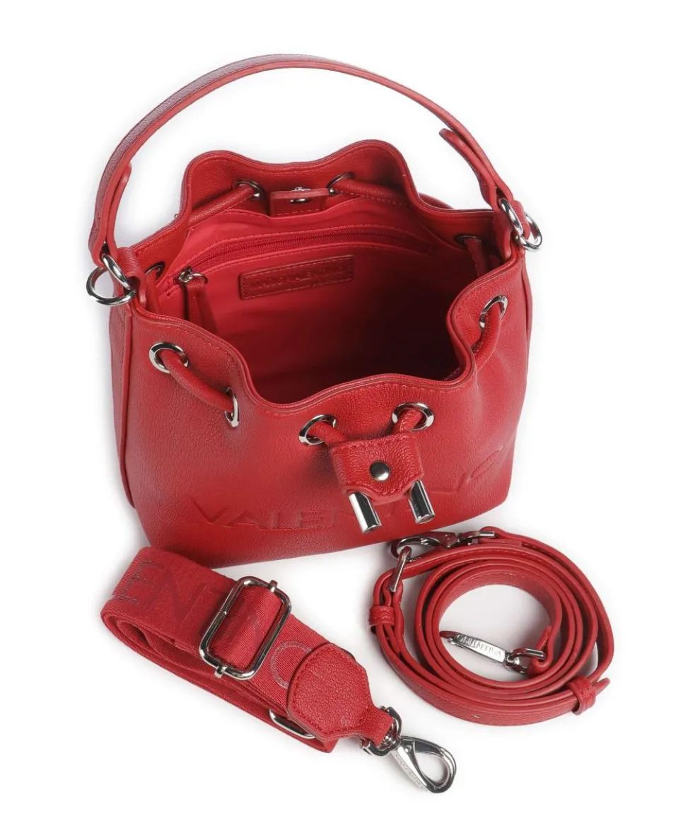 Sirah Re Bucket bag imitation leather dark red