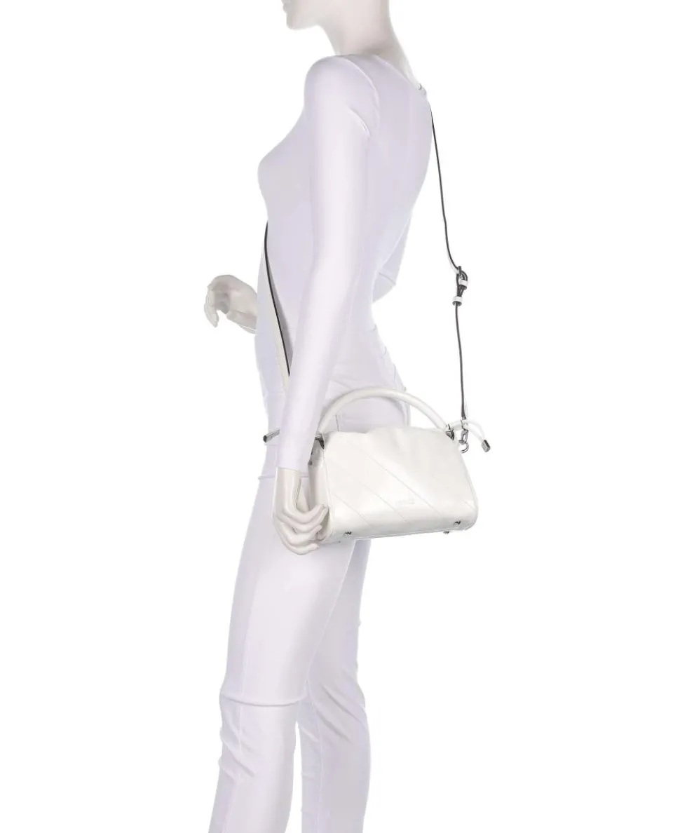 Amys Bucket bag imitation leather white