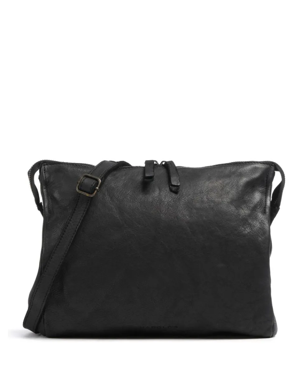 Submarine Shoulder bag grained cow leather black
