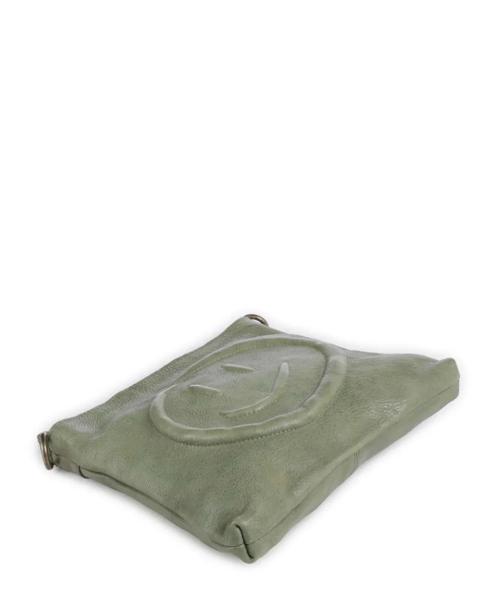 Lachnerstrasse 4 Crossbody bag grained cow leather green