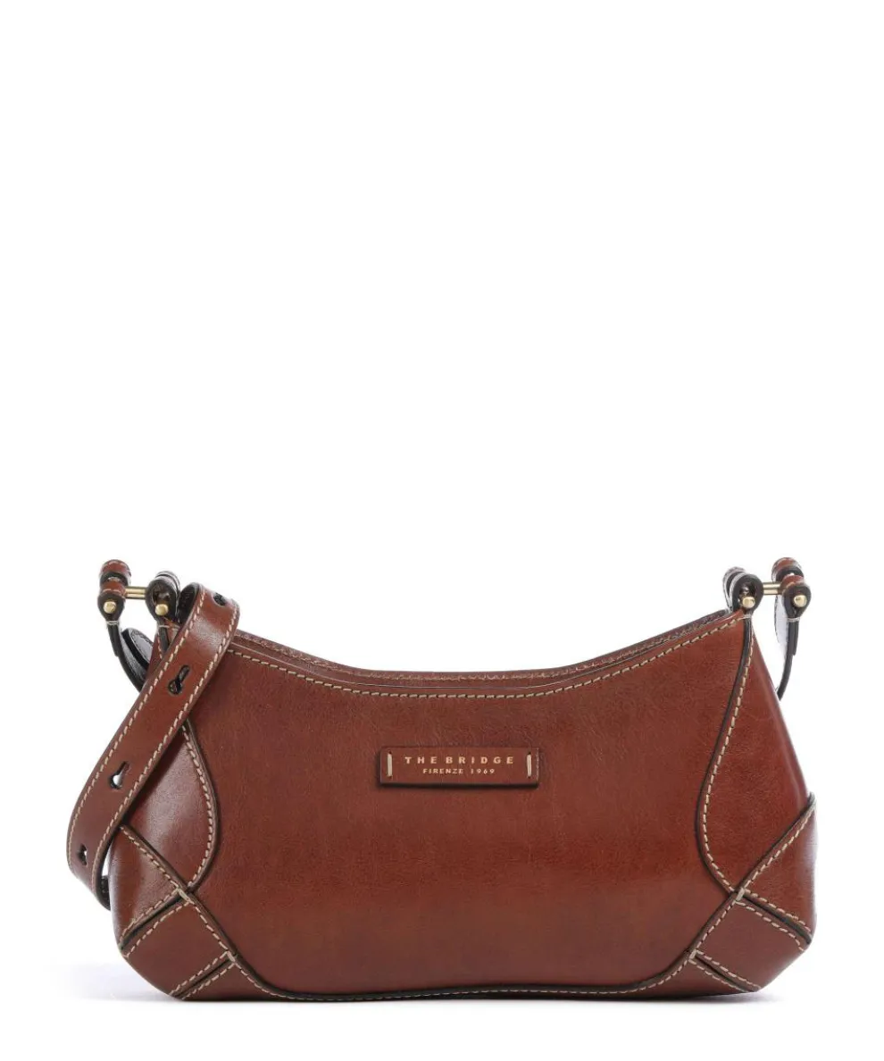 Giorgia Crossbody bag fine grain cow leather brown