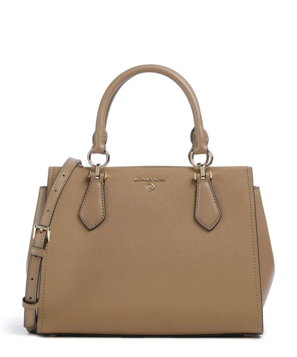 Marilyn Handbag saffiano cow leather brown