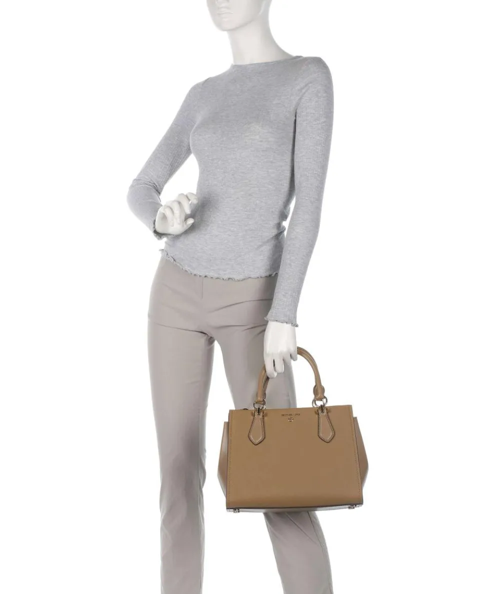 Marilyn Handbag saffiano cow leather brown