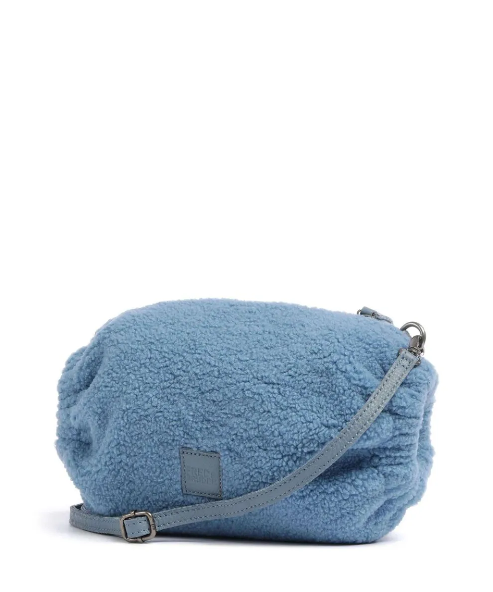 Cuddle Shoulder bag faux fur light blue