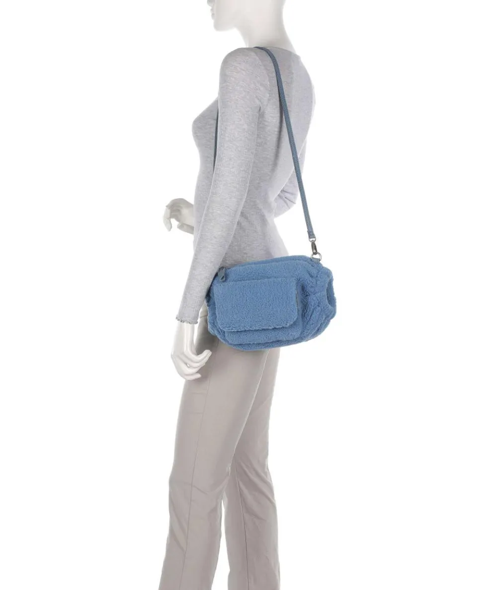 Cuddle Shoulder bag faux fur light blue