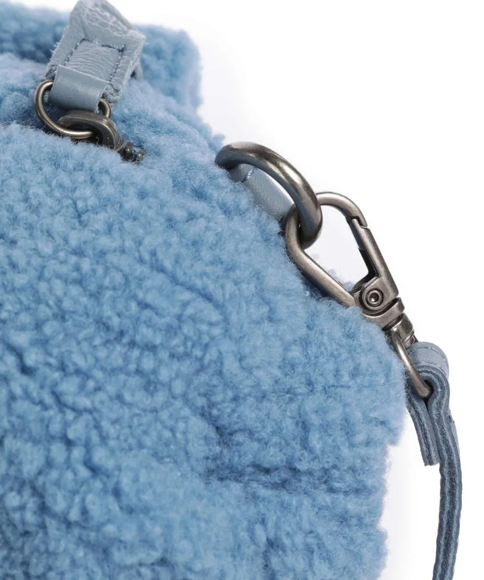 Cuddle Shoulder bag faux fur light blue