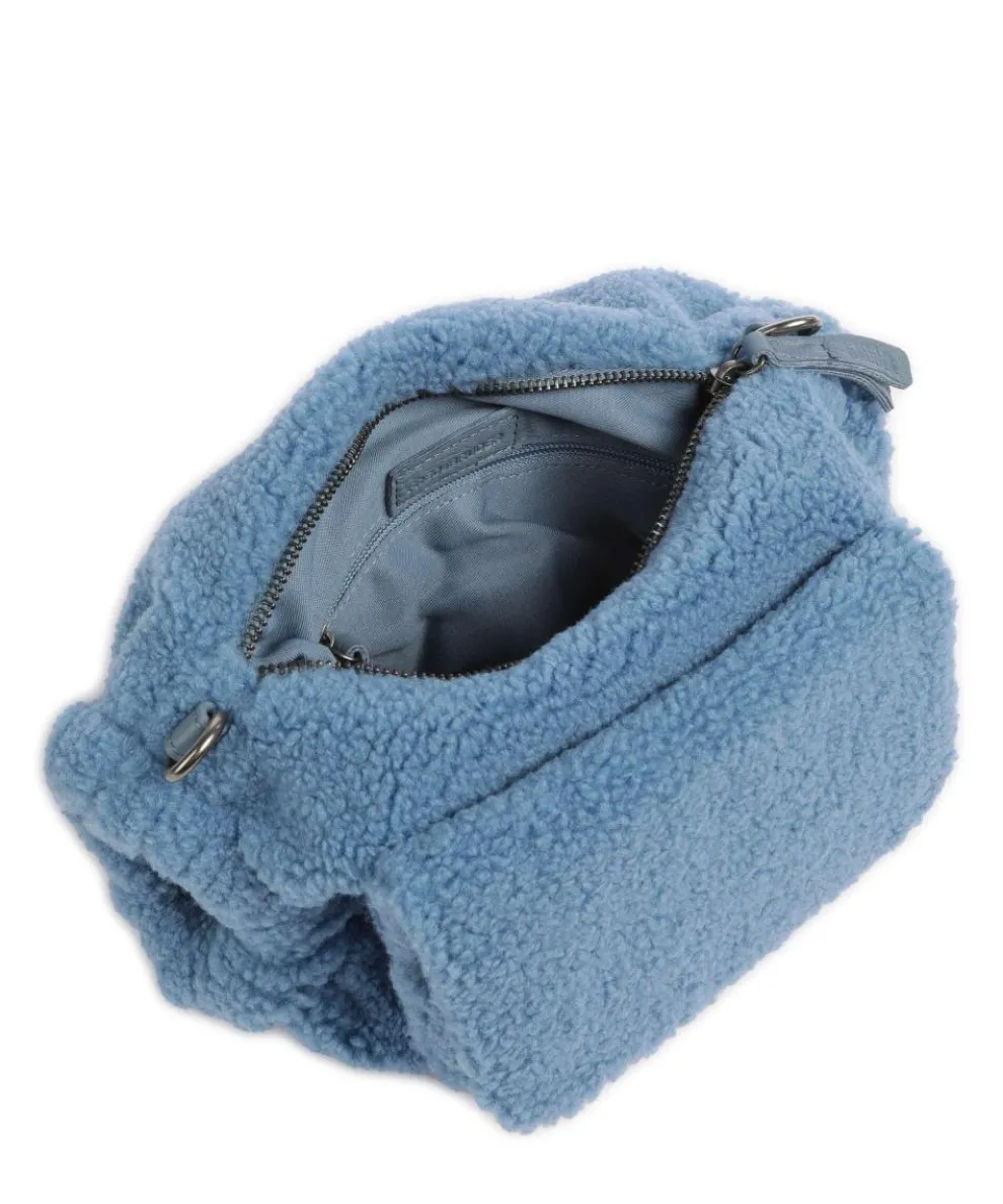 Cuddle Shoulder bag faux fur light blue