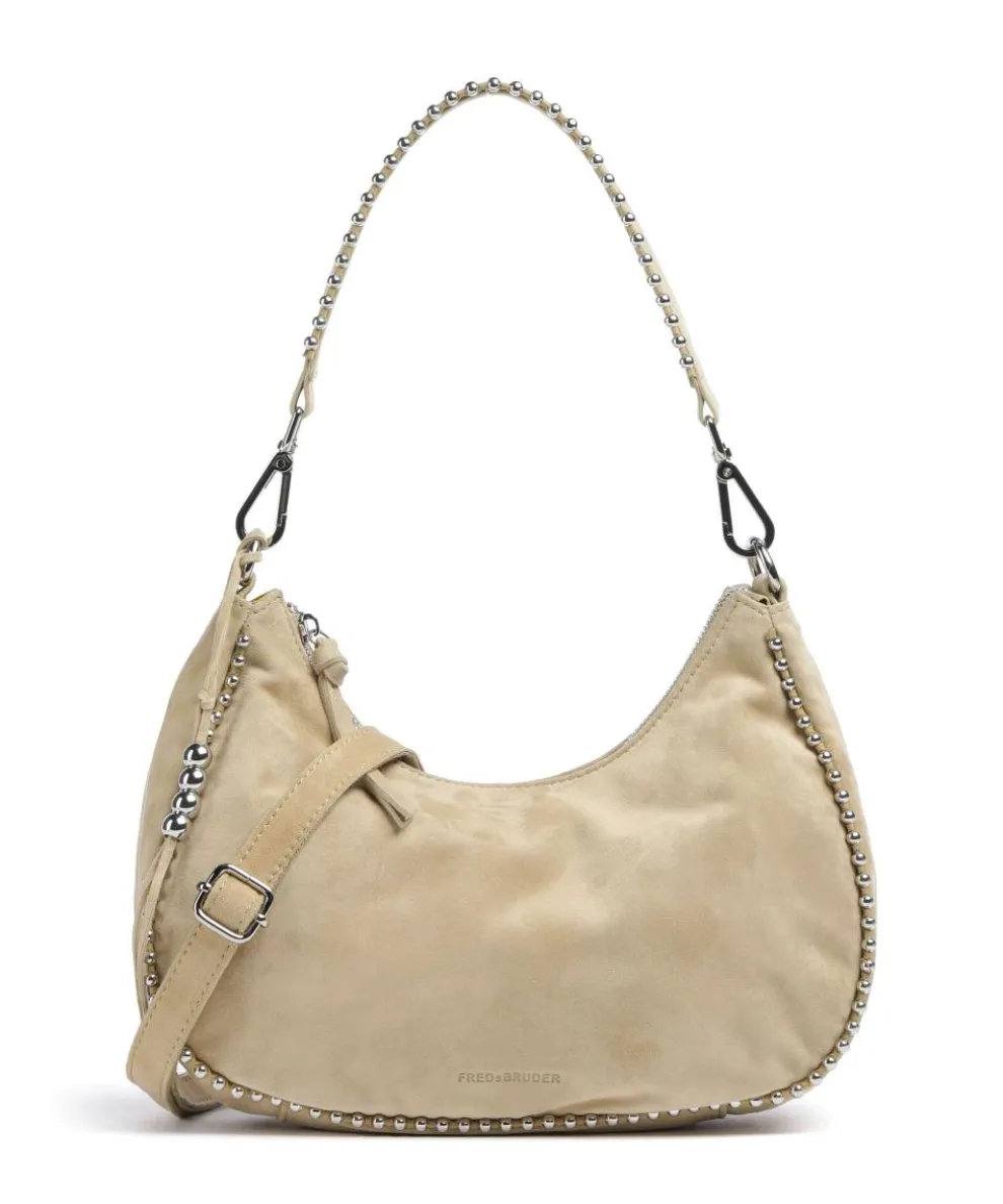 All About Beads Shoulder bag sheepskin leather sand