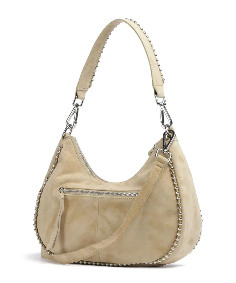 All About Beads Shoulder bag sheepskin leather sand