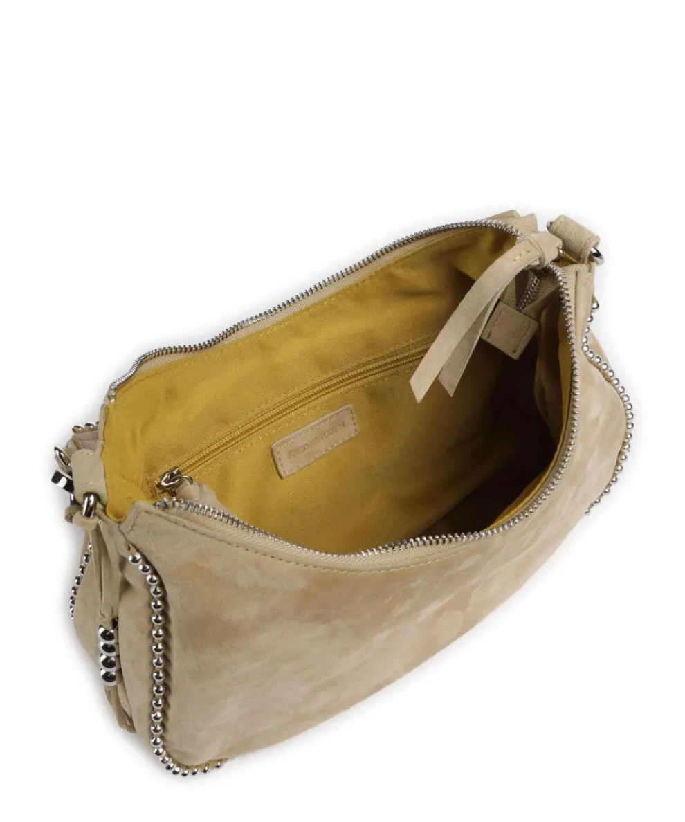 All About Beads Shoulder bag sheepskin leather sand