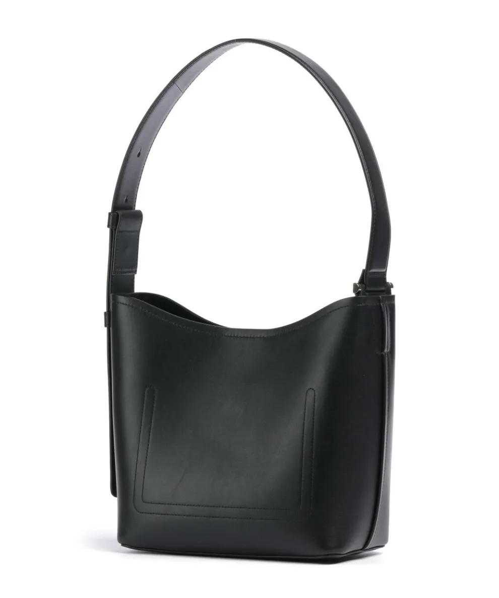 Bathurst Mews Hobo bag grained cow leather black