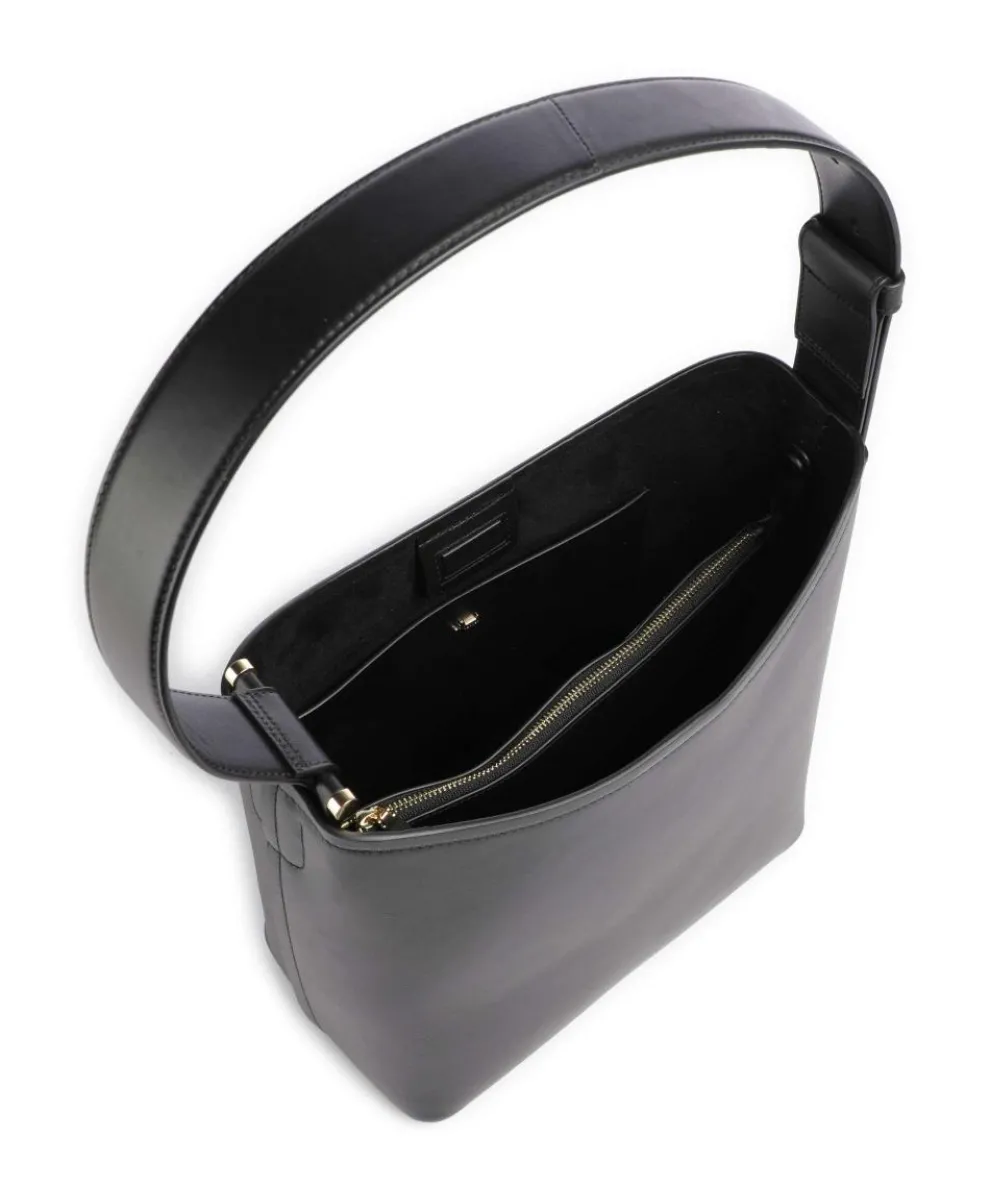 Bathurst Mews Hobo bag grained cow leather black