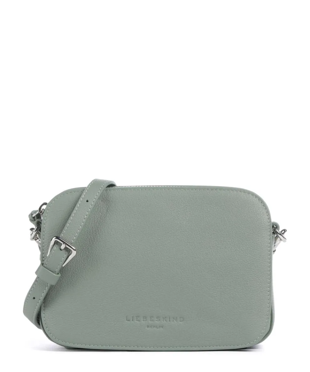 Harris Luka Crossbody bag grained leather green-blue