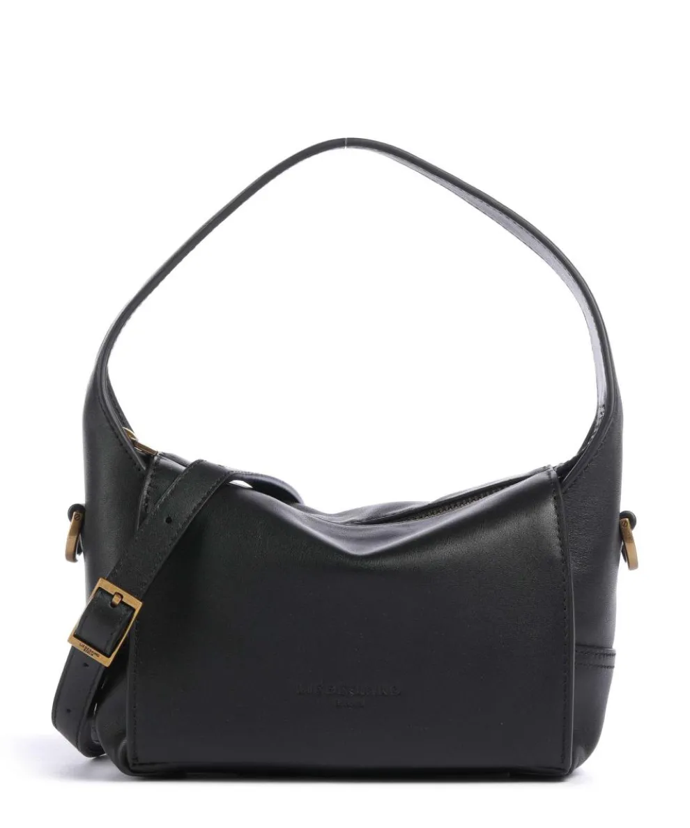 Lou 2 Calf Optic XS Crossbody bag fine grain leather black