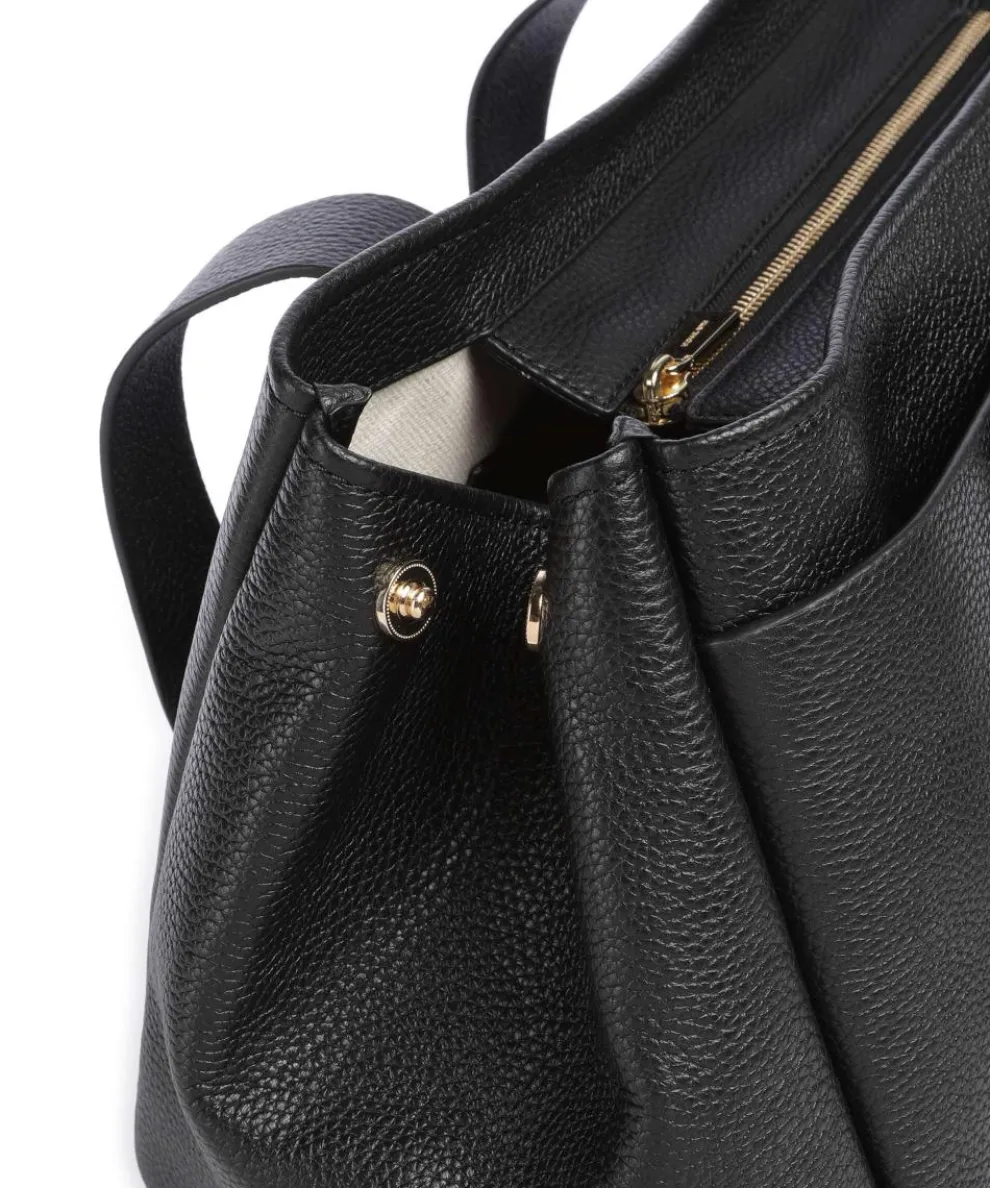 Romee Large Tote bag grained cow leather black