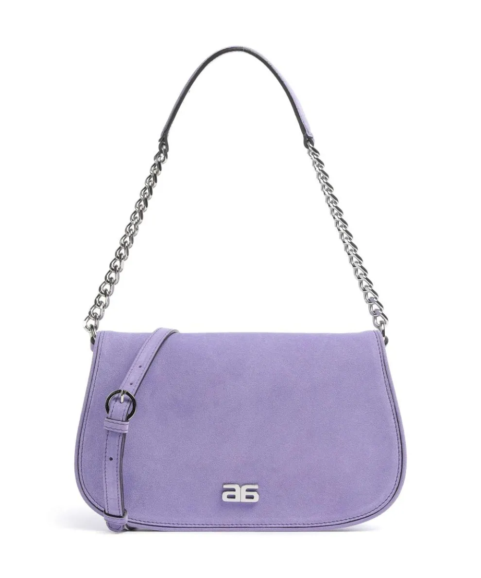 Kaleido Clara Shoulder bag brushed leather violet