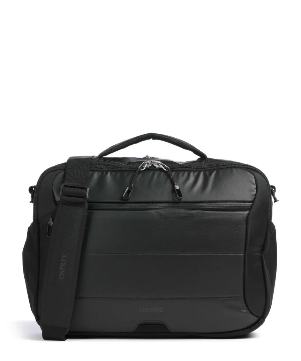 Ozone Shoulder bag 16″ ripstop-nylon black