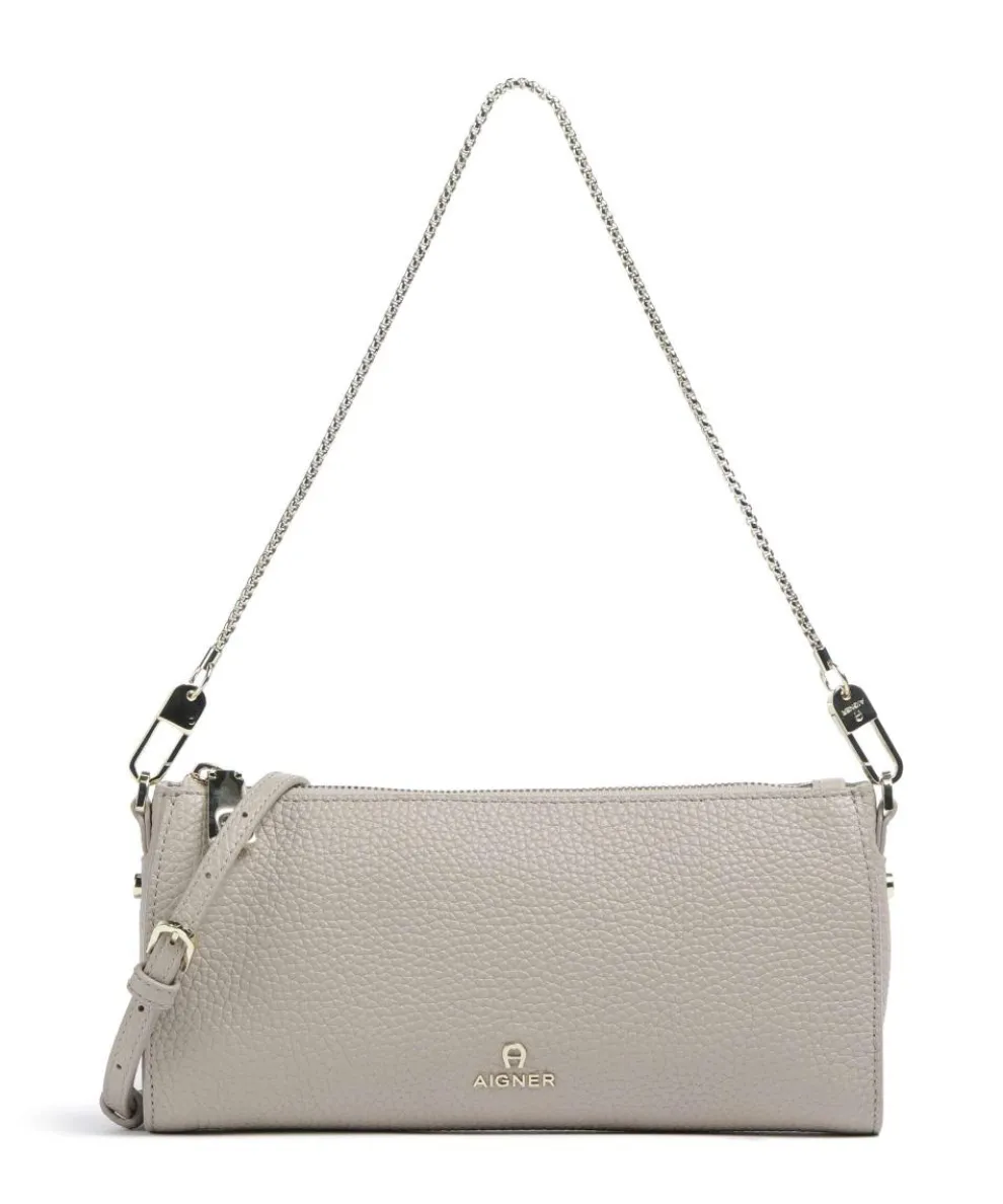 Ivy S Shoulder bag grained cow leather beige
