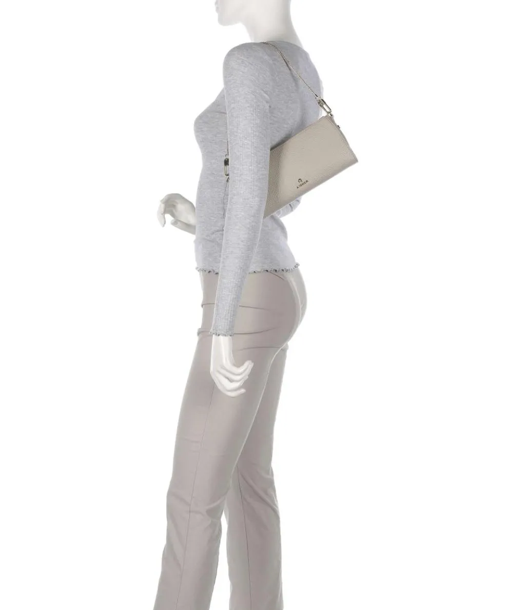 Ivy S Shoulder bag grained cow leather beige