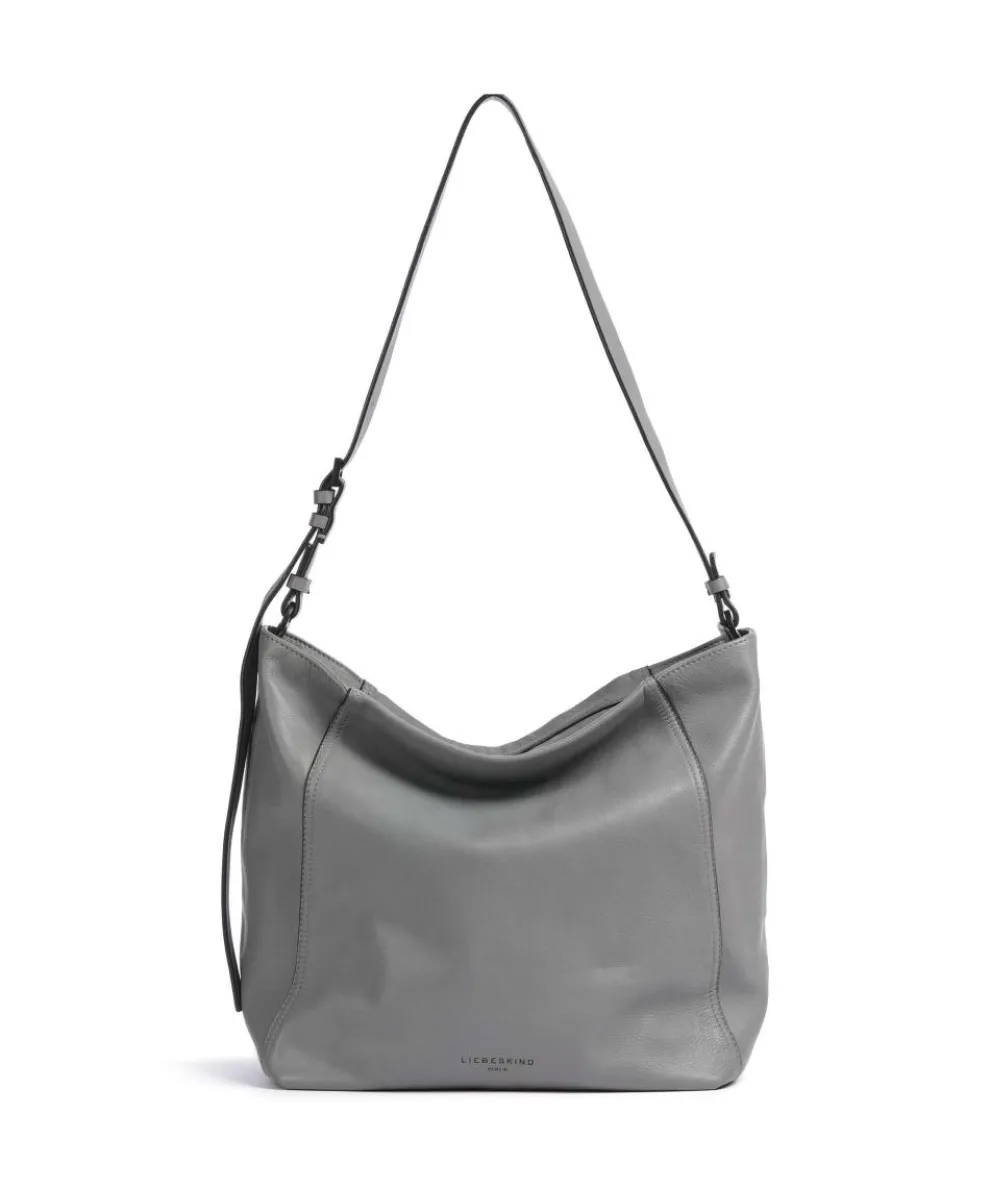 Chudy Sheep Natural L Hobo bag sheepskin leather grey