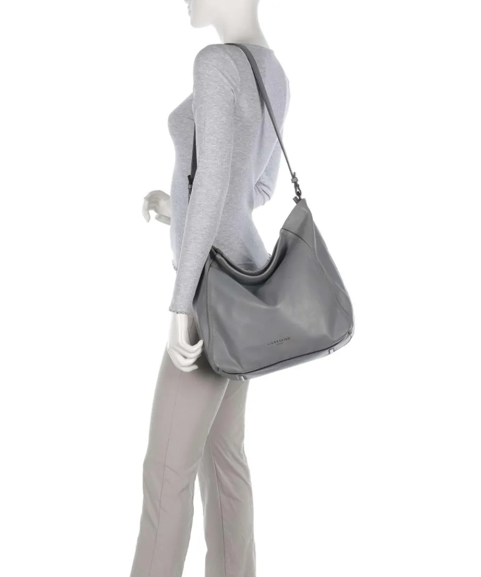 Chudy Sheep Natural L Hobo bag sheepskin leather grey