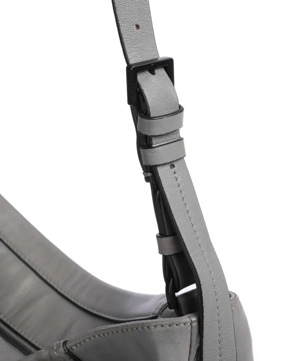 Chudy Sheep Natural L Hobo bag sheepskin leather grey