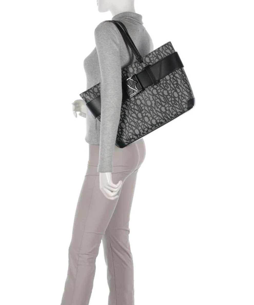 Susie M Tote bag imitation leather beige/black