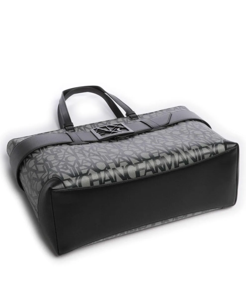 Susie M Tote bag imitation leather beige/black