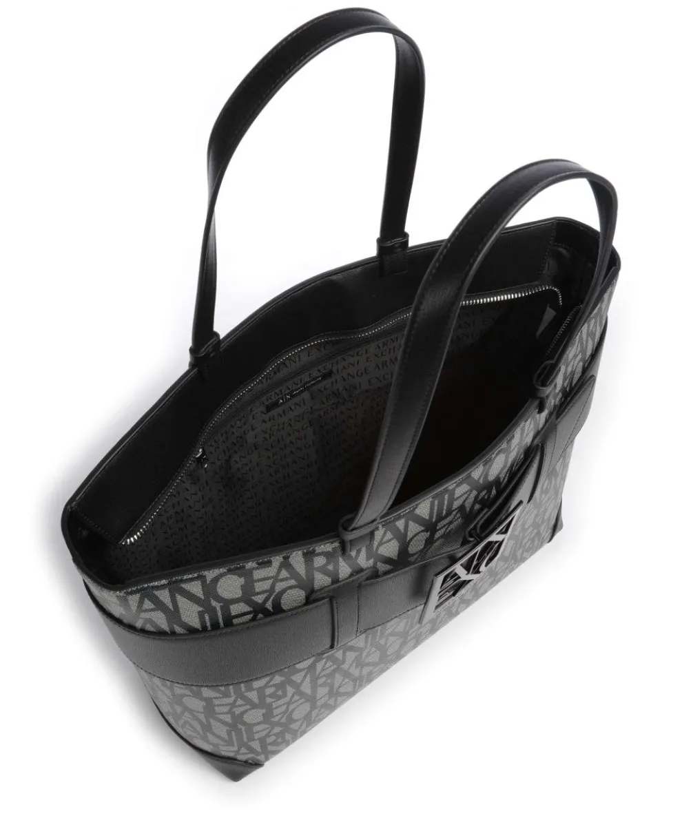 Susie M Tote bag imitation leather beige/black