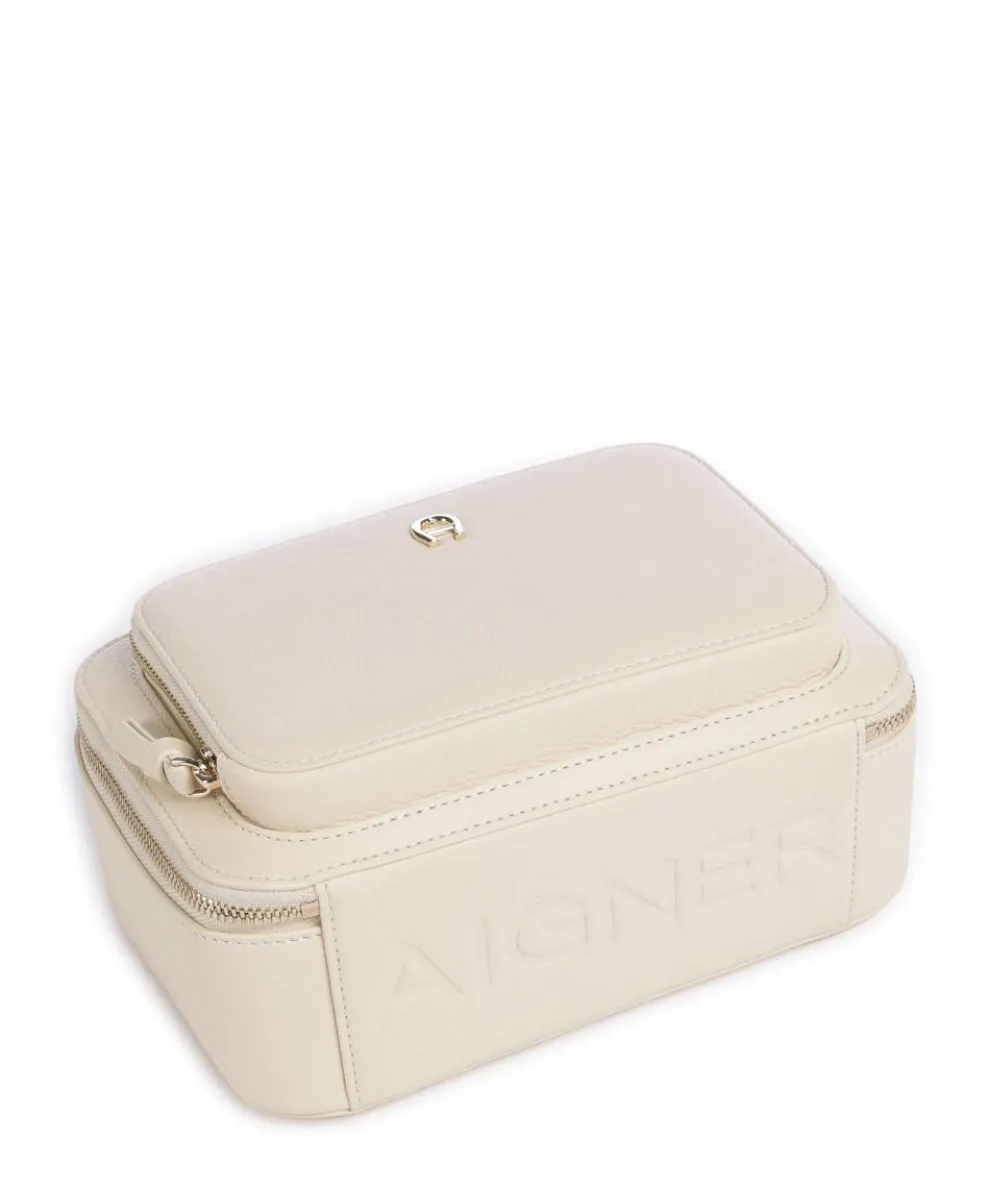 Zita S Crossbody bag grained cow leather cream