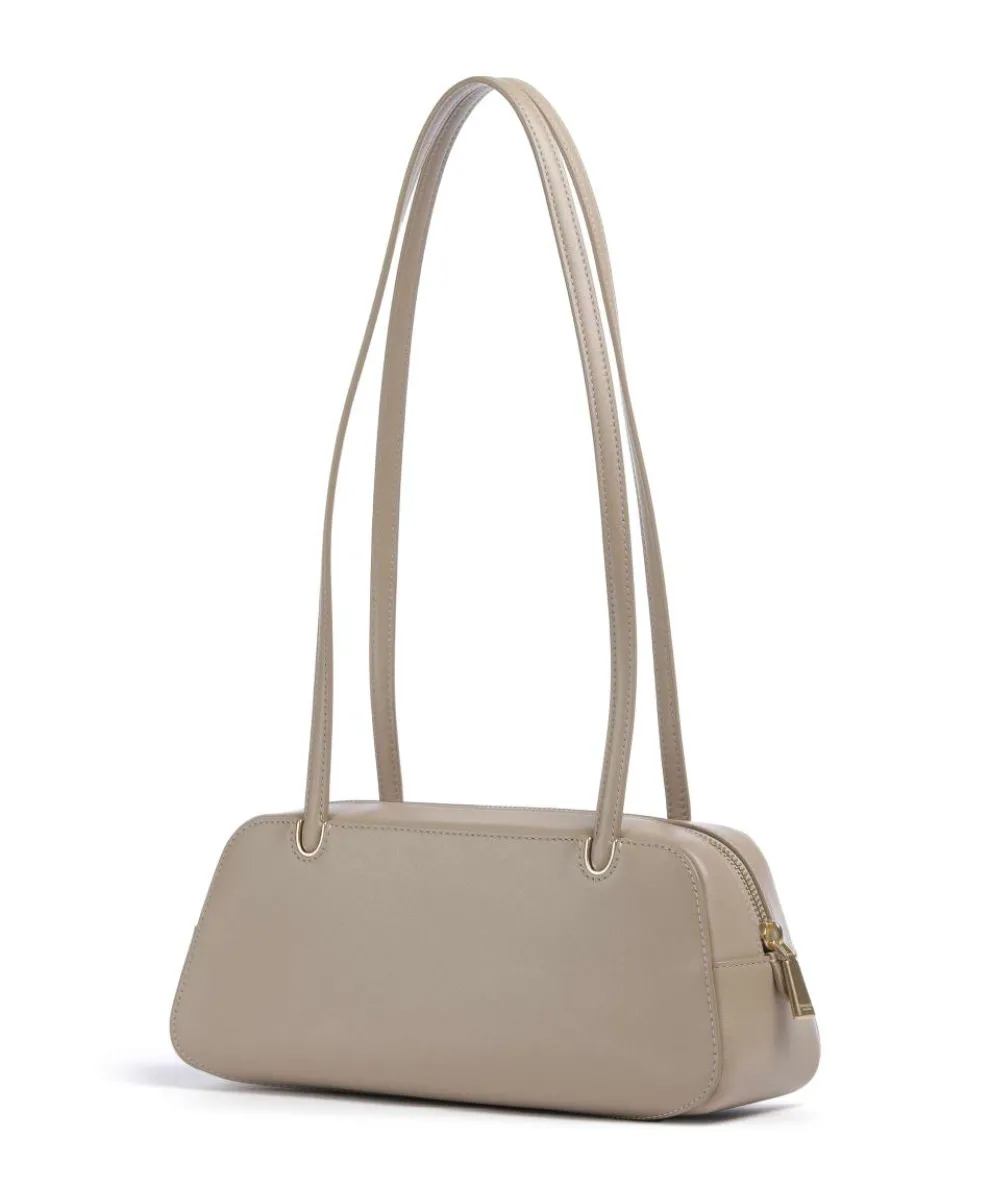 Grace Shoulder bag fine grain cow leather taupe