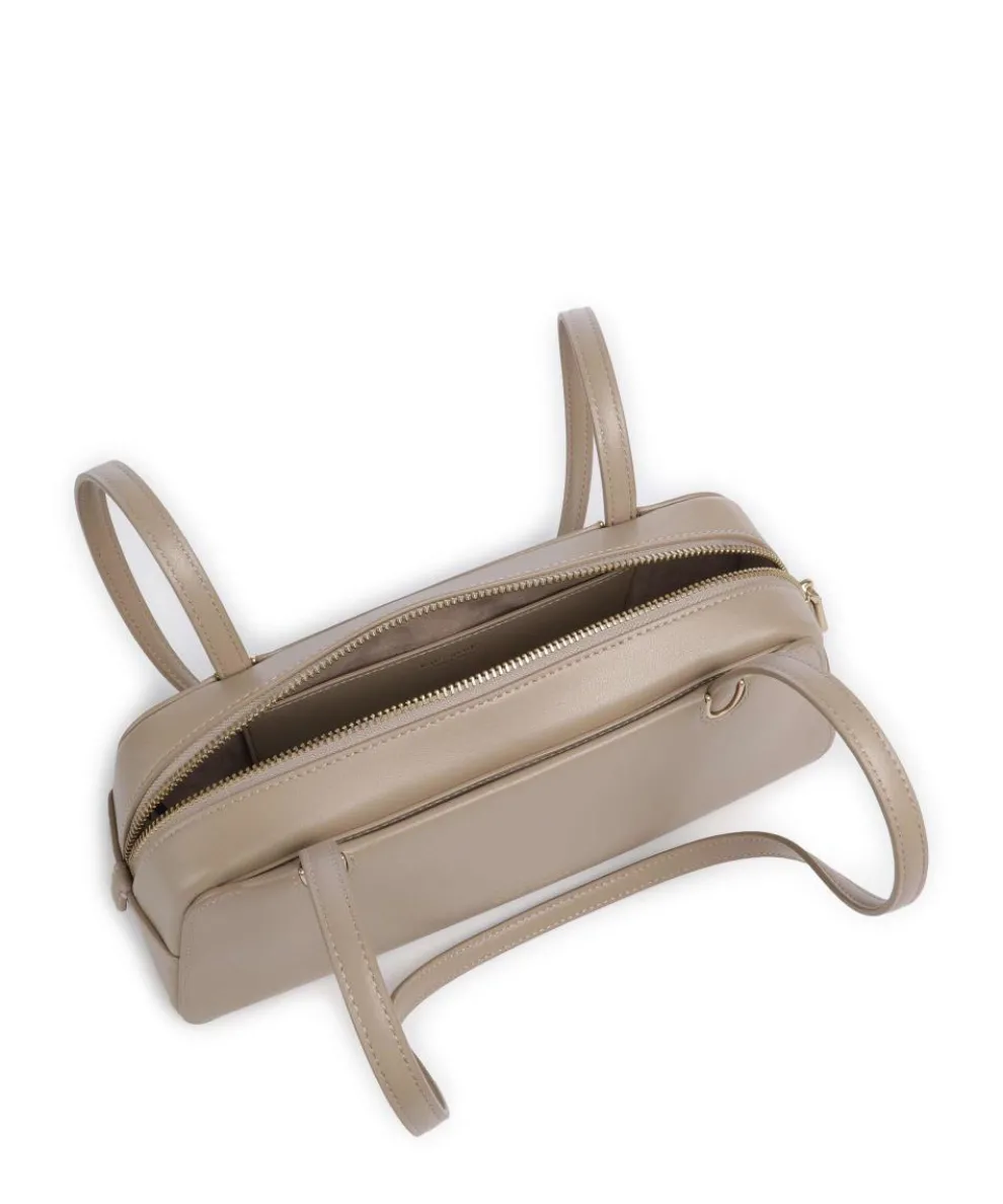 Grace Shoulder bag fine grain cow leather taupe