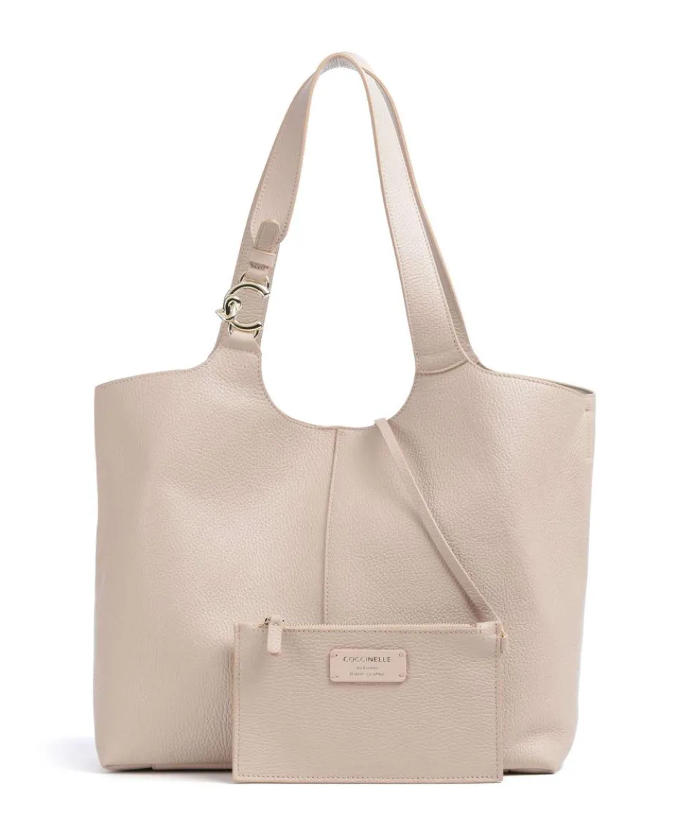 C-Easy Hobo bag grained leather beige